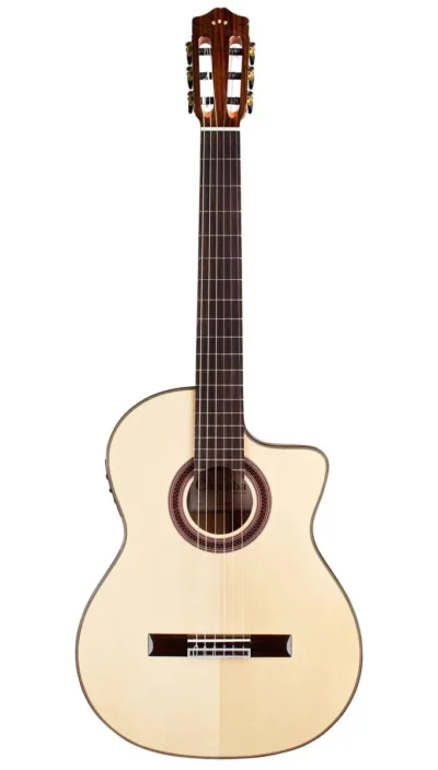 Cordoba GK Studio Negra, Flamenco String Acoustic / Electric Guitar