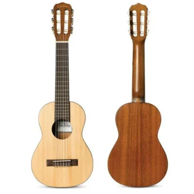 Cordoba GP100 Guilele Pack with Gig Bag, Digital Clip-on Tuner Lesson Book picks
