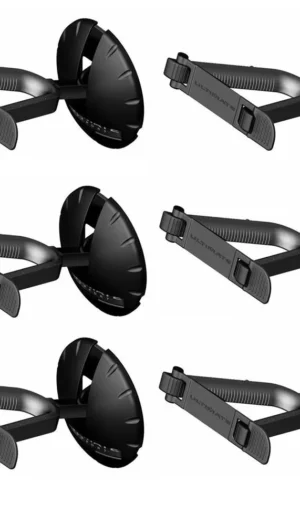 6 x Ultimate Support GS-10W Genesis Series Guitar Wall Hanger with Safety Strap