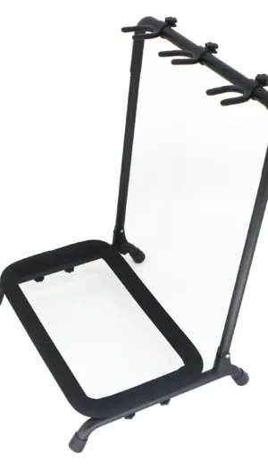 BBT Multiple Acoustic / Electric Guitar Stand - Black - Holds 3 Guitars