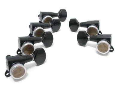 Gotoh SG381 MGT Locking Tuning Keys (set of 6) for Ernie Ball - Black - 4 / 2