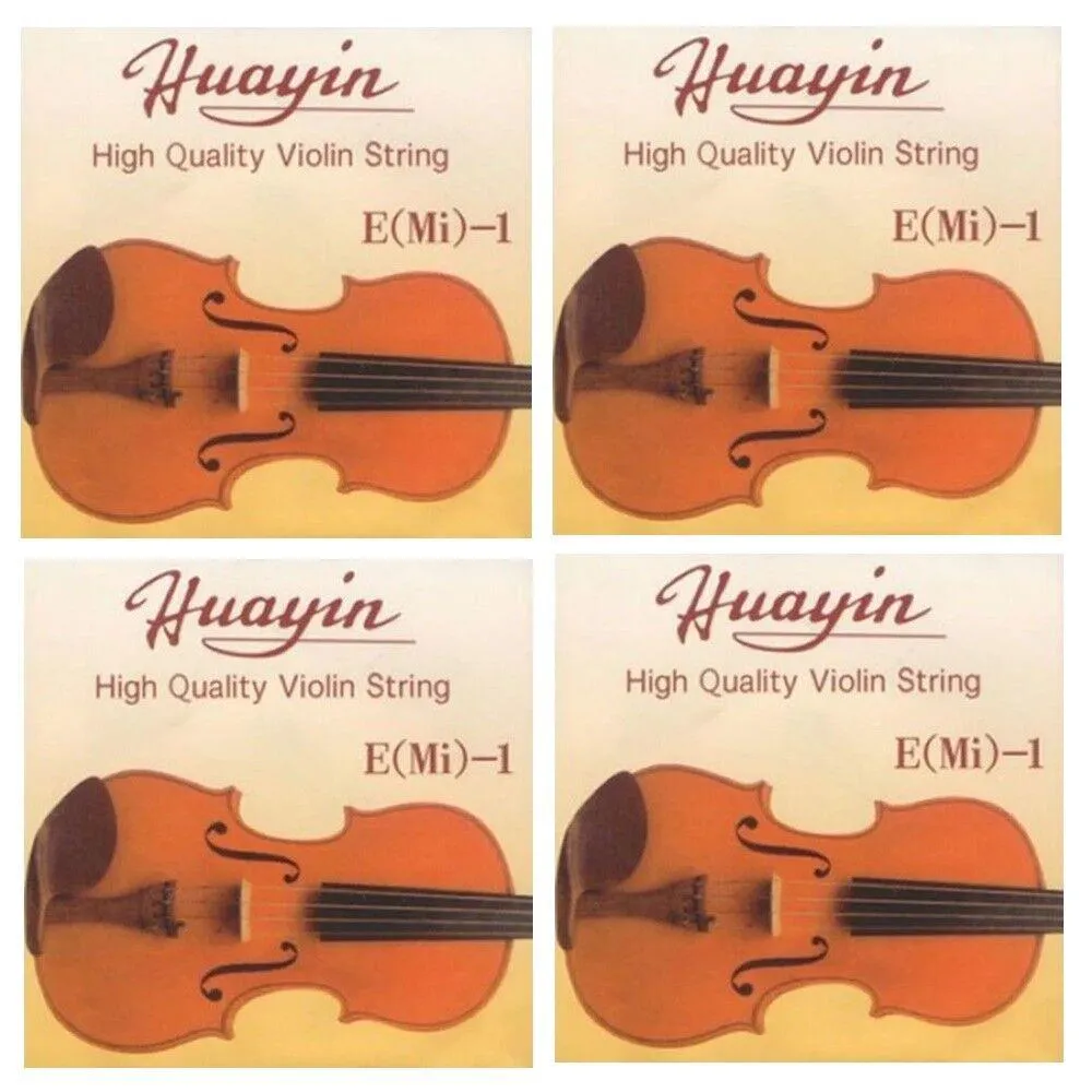 Huayin 4/4 Violin strings Set of 4 Strings G,D,A, E - 4/4 Size - 4 SETS
