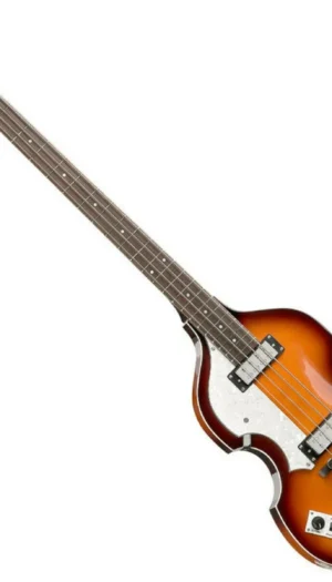 Hofner Ignition Beatle Violin Bass Guitar - Sunburst  Left Handed w/Case