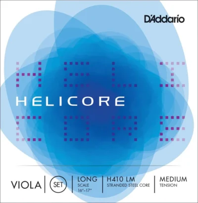 D'Addario Helicore Viola String Set, Long Scale, Medium Tension