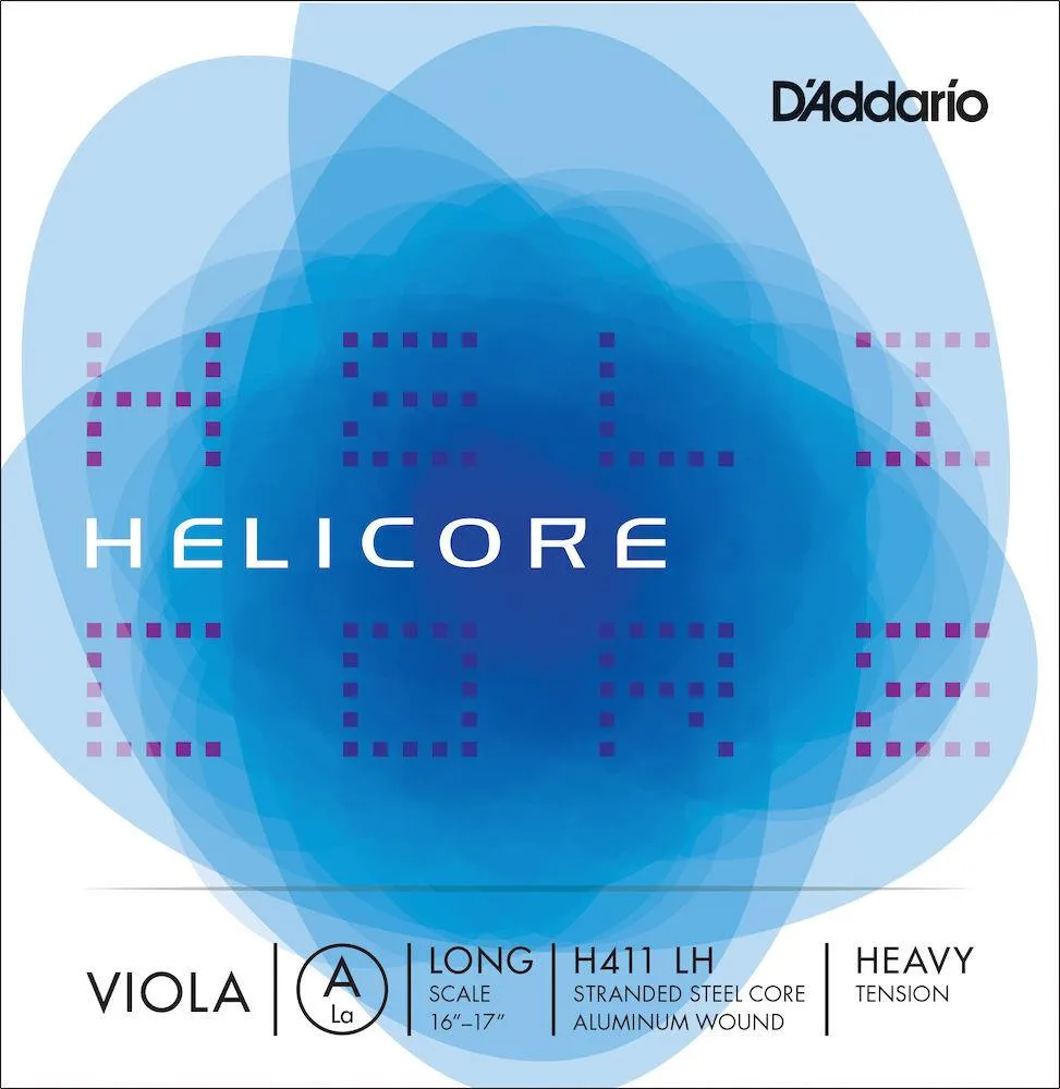 D'Addario Helicore Viola Single A String, Long Scale, Heavy Tension