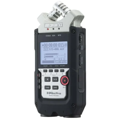 Zoom H4N Pro Handy Recorder Field Recorder and 2x2 USB Audio Interface