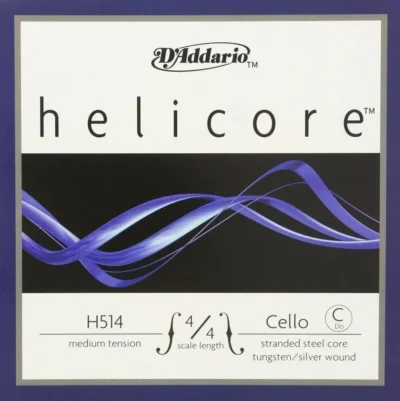 D'Addario Helicore Cello Single C String, 4/4  Scale, Medium  Tension H514