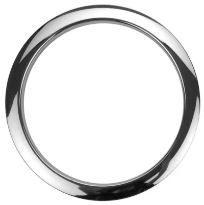 Bass Drum O's Port Hole  Reinforcement  Ring - 5" - Chrome