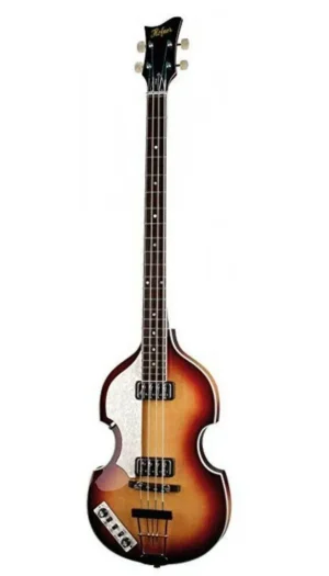 Hofner Contemporary Left Hand Violin Bass - Antique Brown Sunburst with Case