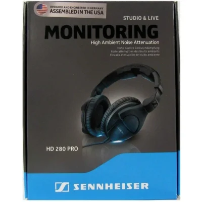 Sennheiser HD280 Professional Studio Headphones DJ Monitoring  Music Recording