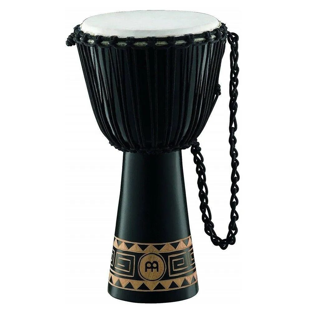 Meinl Percussion Djembe Mahogany Wood 12" Large Rope Tuned Goat Skin head