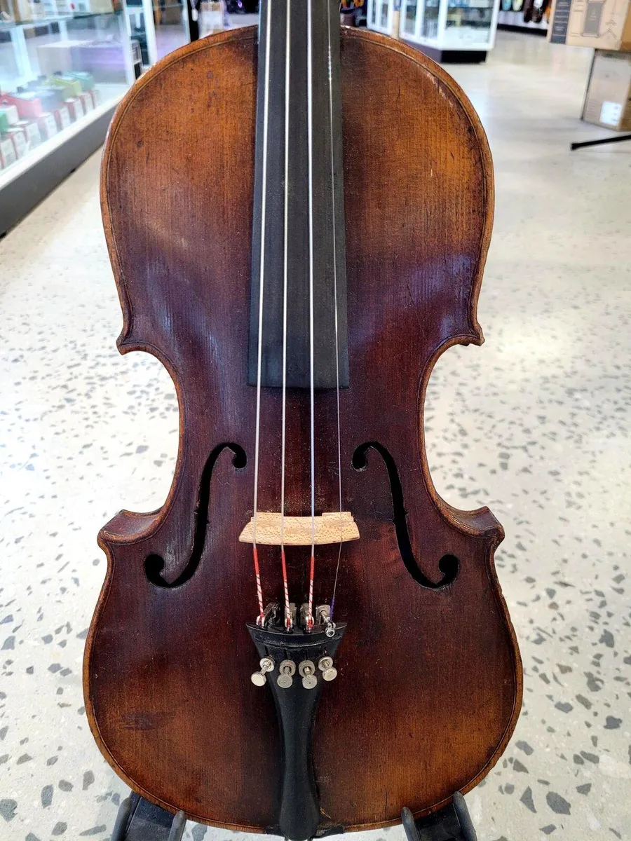Old 4/4 Violin Labeled Heinel Setup ready to Play
