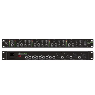 Mackie HM-400 4-Channel Rackmount Headphone Amplifier - 12 headphone outputs