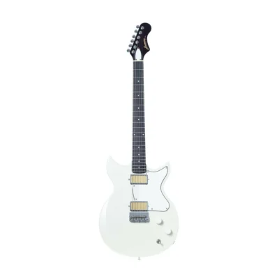 Harmony Rebel Electric Guitar Pearl White Made in USA