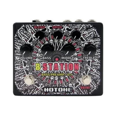 Hotone Bass Station Bass Preamp Effects Pedal - Limited edition