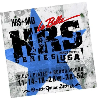 La Bella HRS-MB Electric Guitar Strings Medium Blues Gauge 11 - 52