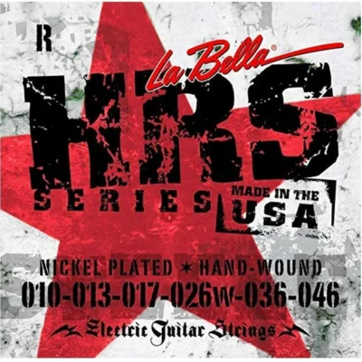 La Bella HRS-R Electric Guitar Strings Regular Gauge 10 - 46 nickel Plated