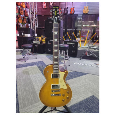 Heritage Custom Core H-150 Electric Guitar with Case, Dirty Lemon Burst