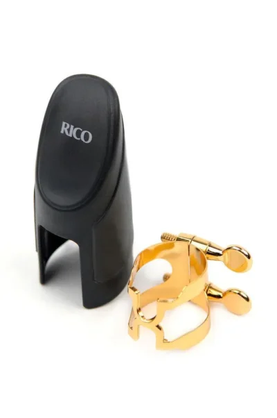 D'Addario H-Ligature & Cap, Soprano Saxophone, Gold
