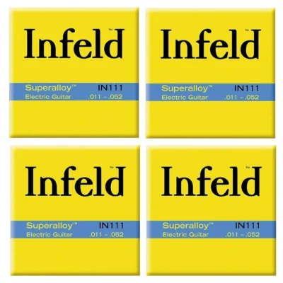 Thomastik Infeld Superalloy Electric  Guitar Strings Medium  11 - 52  IN111 - 4 Sets