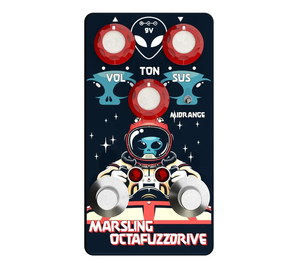 Interstellar Audio Machines Marsling Octafuzzdrive Guitar Effects pedal