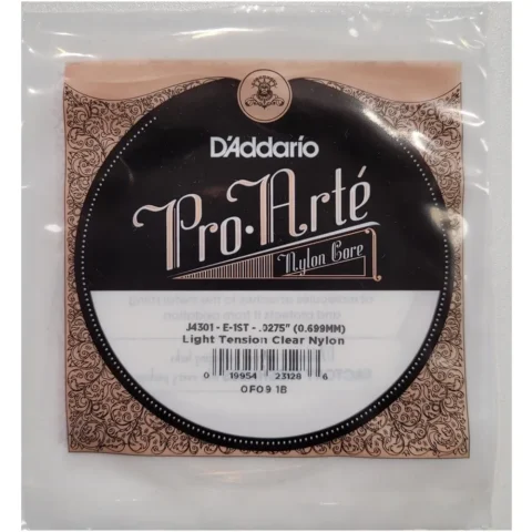D'Addario J4301 Pro-Arte Nylon Guitar Single String Light Tension First E String