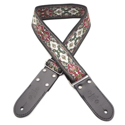 DSL Jacquard Weaving AZ-GREEN Guitar Strap