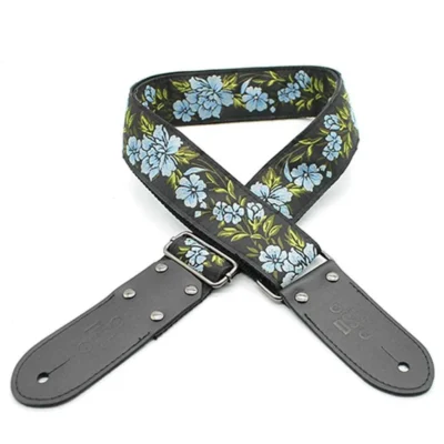 DSL JAC20-FG-BLUE Jacquard Weaving Guitar Strap - 2" (FG-BLUE)