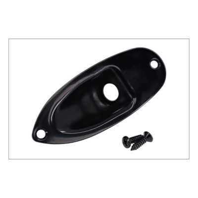 Gotoh Strat  Output JackPlate - JACK PLATE - Black