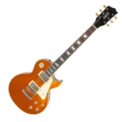 Jet JL-500-GD  Single Cut Electric Guitar - cherry burst