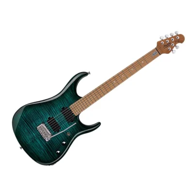 Sterling by Music Man JP150FM-TL Electric Guitar - Flame Top Teal