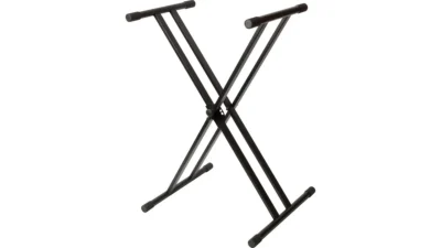 JamStands Double Braced Keyboard Stand 60Kg Capacity Fast Height Adjustmet