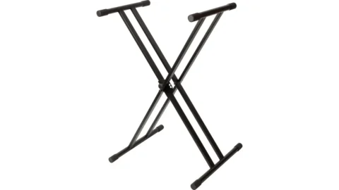 JamStands Double Braced Keyboard Stand 60Kg Capacity Fast Height Adjustmet