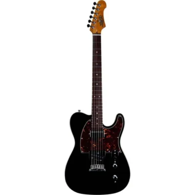 Jet JT-350-BK-R Electric Guitar - Black - Rosewood Fretboard