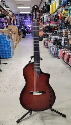 Katoh K10256 Hispania Classical Guitar w/Preamp and Onboard Effects - Cognac