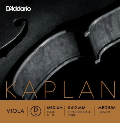 D'Addario Kaplan Forza Viola String Set, Medium Scale, Medium Tension
