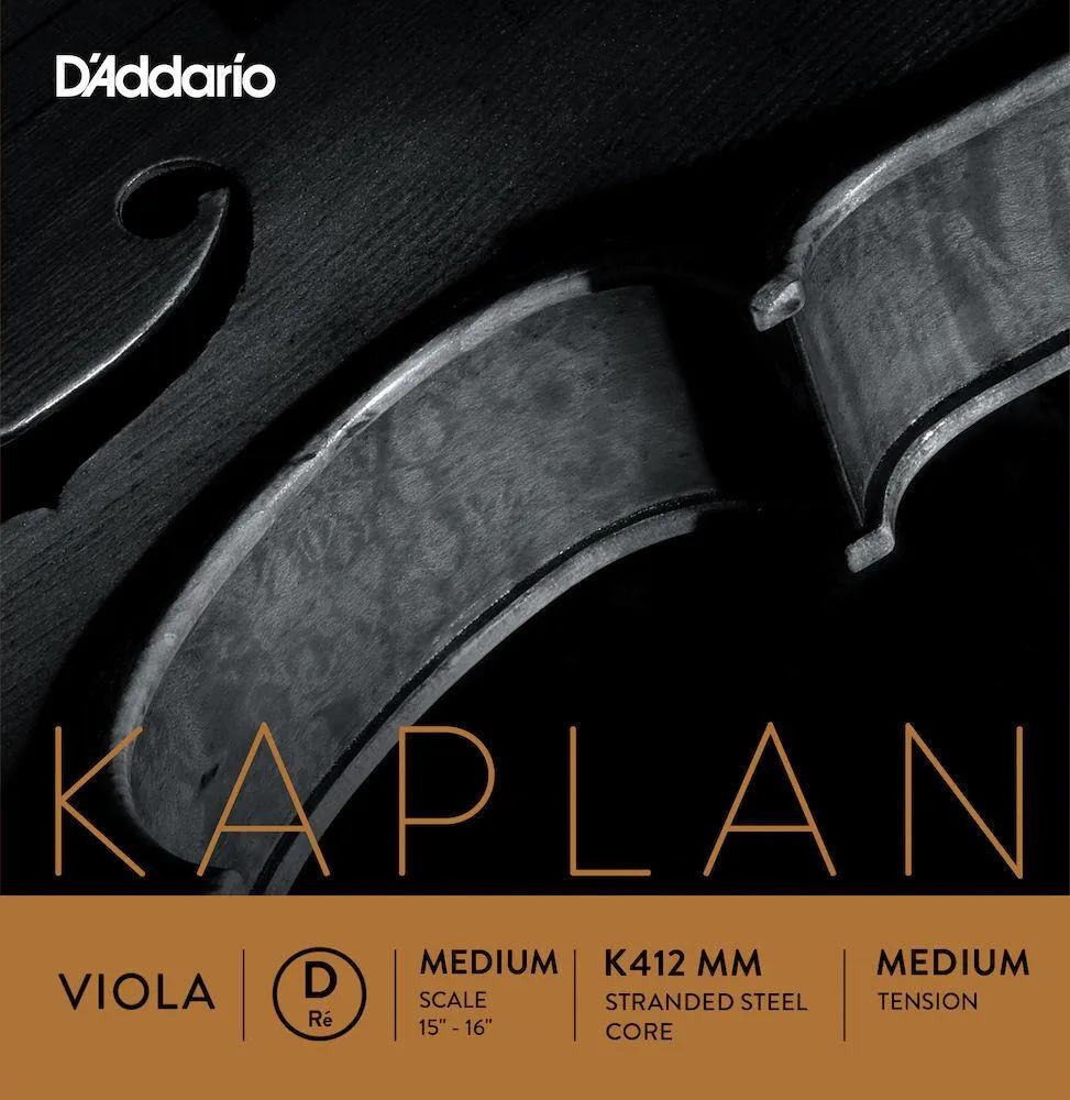 D'Addario Kaplan Forza Viola String Set, Medium Scale, Medium Tension