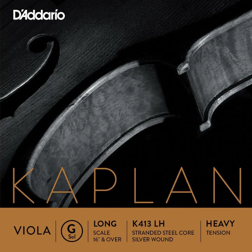 D'Addario Kaplan Forza Viola Single G String, Long Scale, HeavyTension