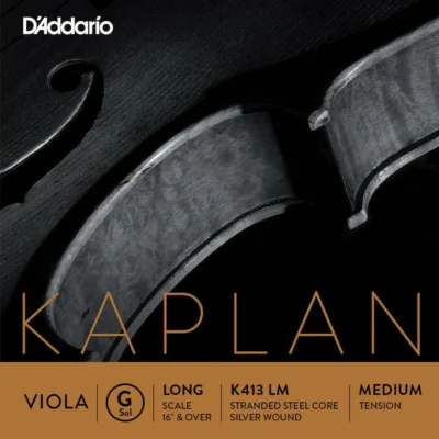 D'Addario Kaplan Forza Viola Single G String, Long Scale, MediumTension