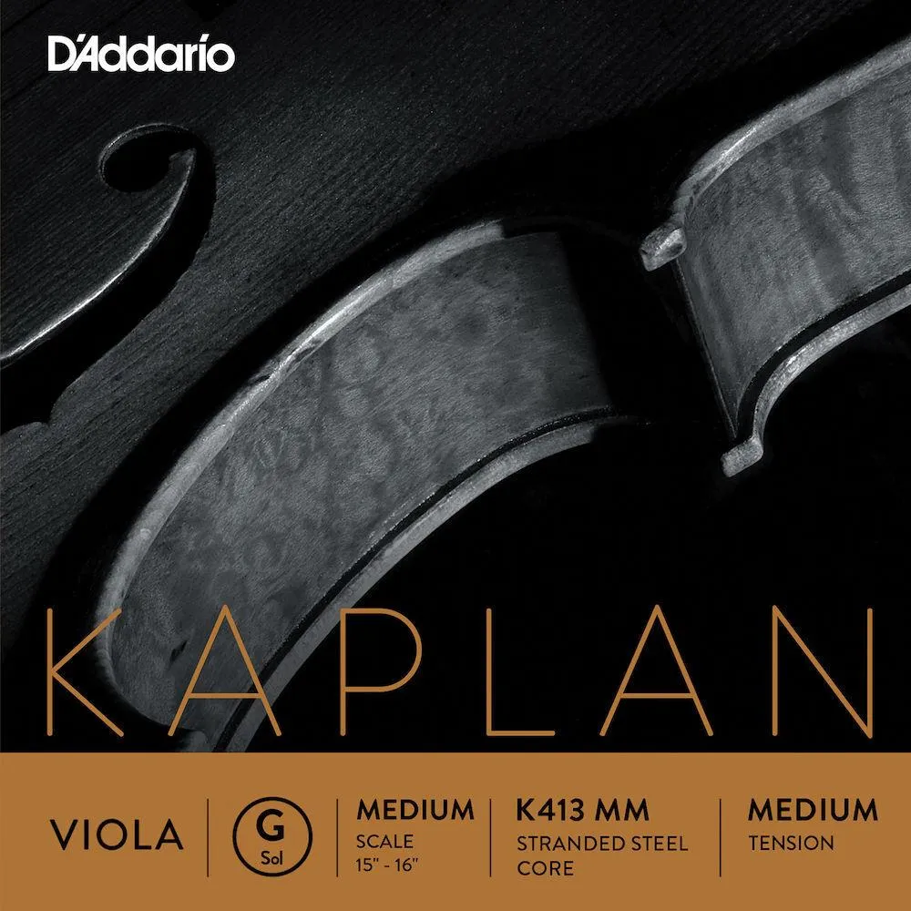 D'Addario Kaplan Forza Viola String Set, Medium Scale, Medium Tension