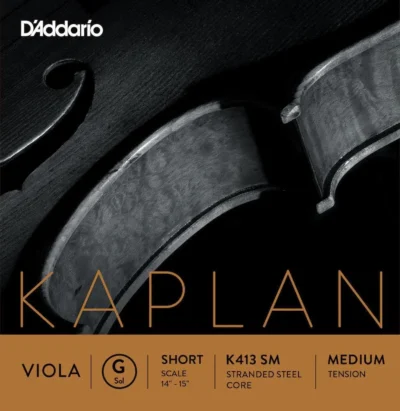 D'Addario Kaplan Forza Viola String Set, Short Scale, Medium Tension