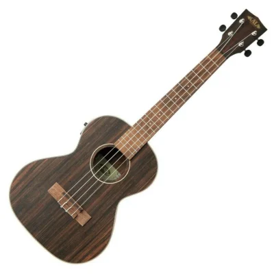 Kala KA-EBY-TE Electric-Acoustic Tenor Ukulele, Natural Satin Active Pickup EQ