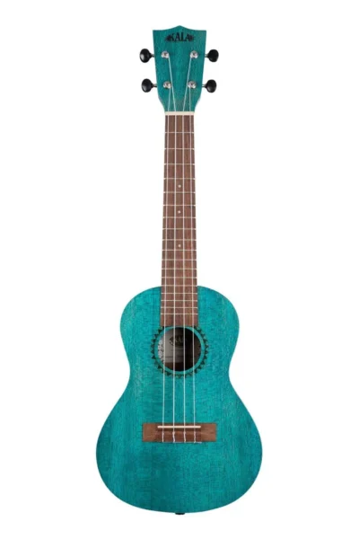 Kala Ocean Blue Watercolor Meranti Soprano Ukulele