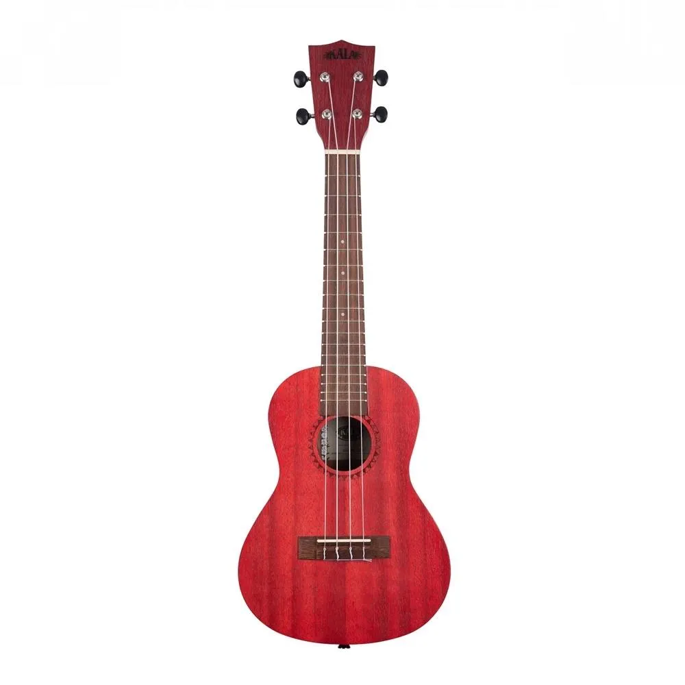 Kala Adobe Red Watercolor Meranti Concert Ukulele