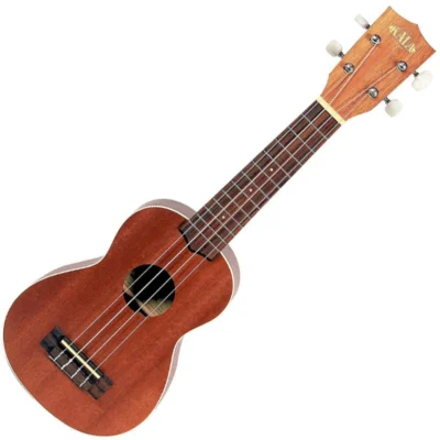KALA KA-S Mahogany Soprano Ukulele, Satin Finish Aquila Strings