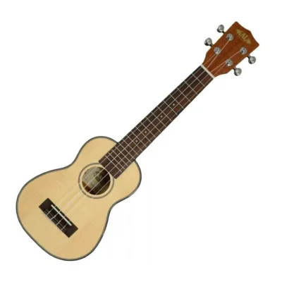 Kala KA-SSLNG Long Neck Soprano Ukulele Solid Spruce Top Mahogany back & sides