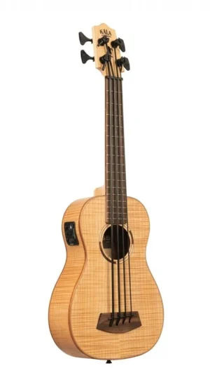 Kala UBASS-FM-FS Flamed Maple Fretted Ubass with Bag
