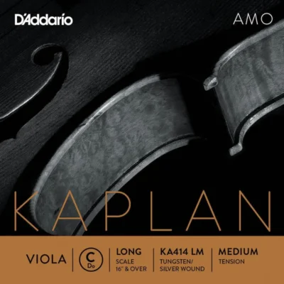 D'Addario Kaplan Amo Viola C String, Long Scale, Medium Tension