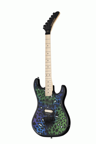 Kramer Electric Guitar Baretta w/ Soft Case Rainbow Leopard