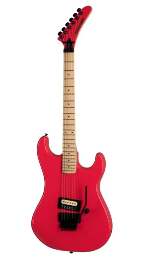 Kramer Electric Guitar Baretta Vintage Thin Profile Maple Neck - Ruby Red